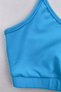 訂做藍色瑜伽運動套裝  設計緊身運動服  運動服供應商 女裝 WTV183 細節-4